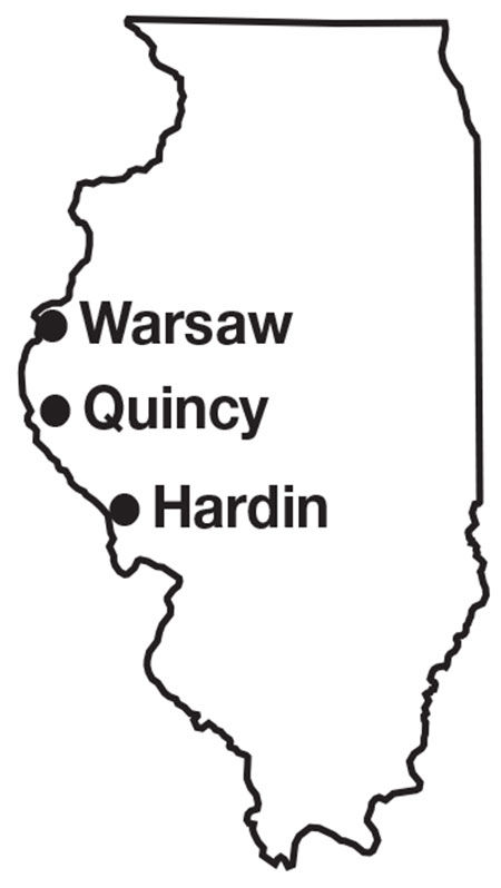 Illinois flood map